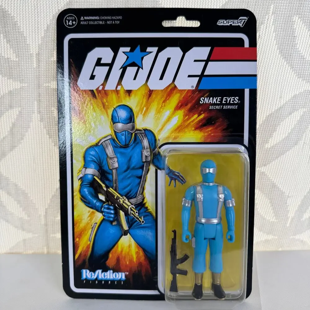 Super7‎ GI Joe Snake Eyes Secret Service ReAction Figures Wave 2 2021